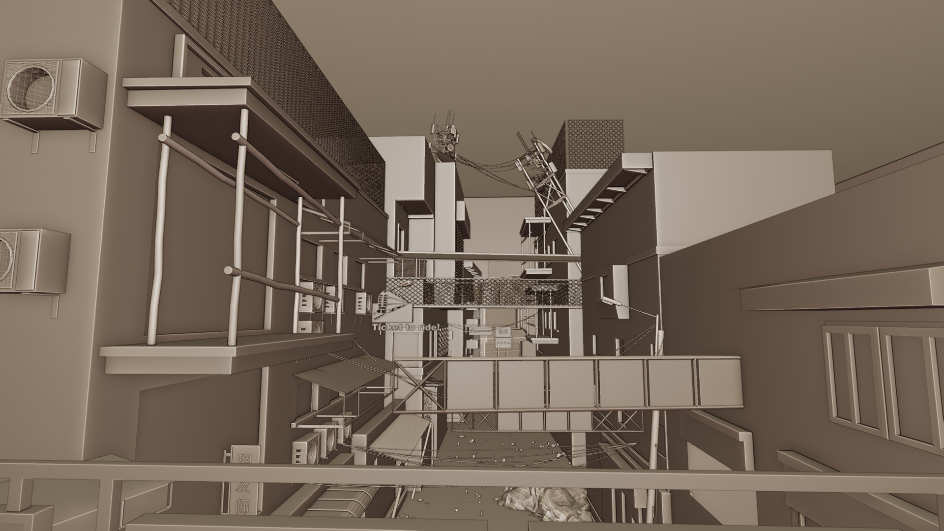 Abandoned town 3D model_27