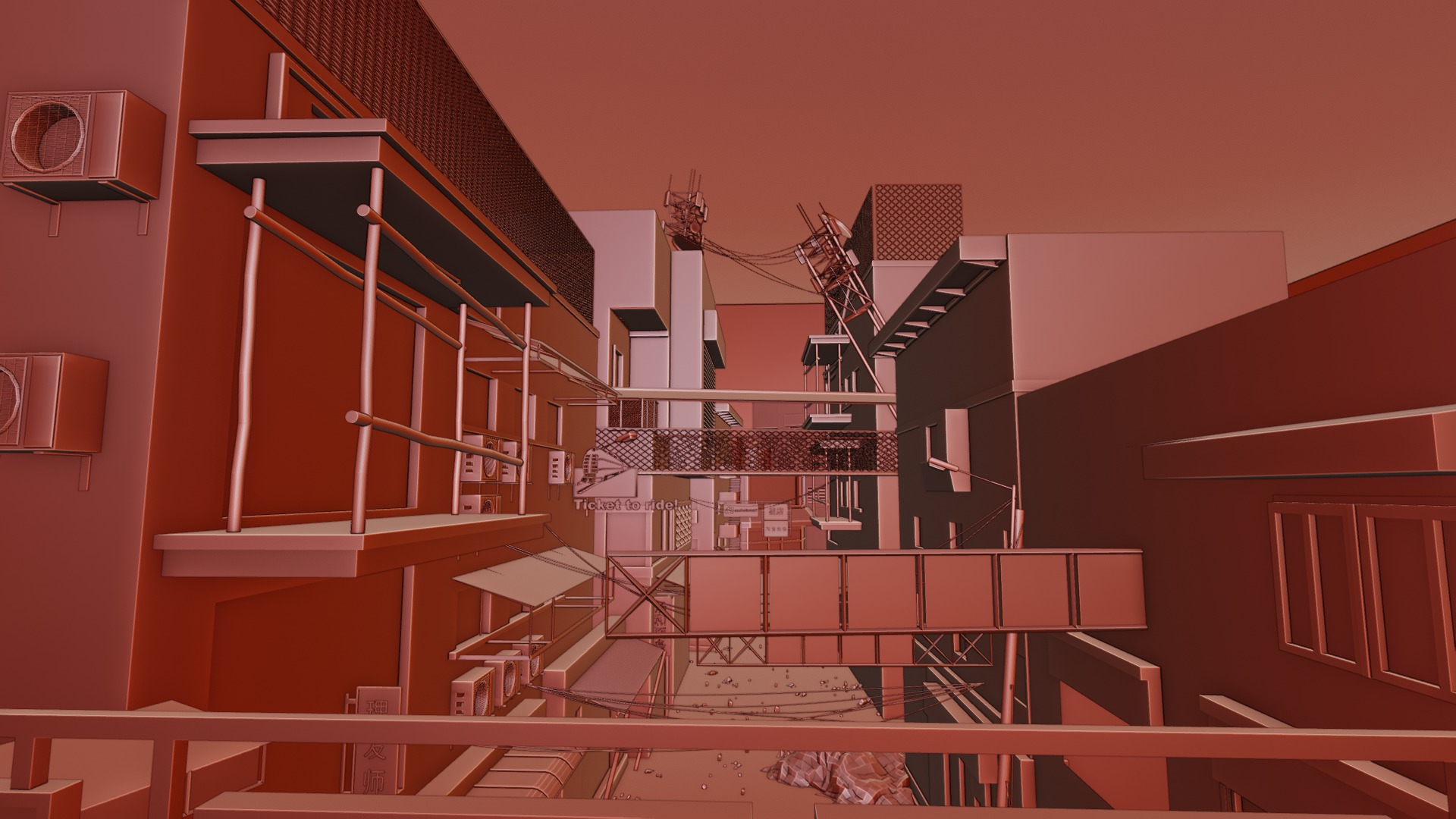 Abandoned town 3D model_21