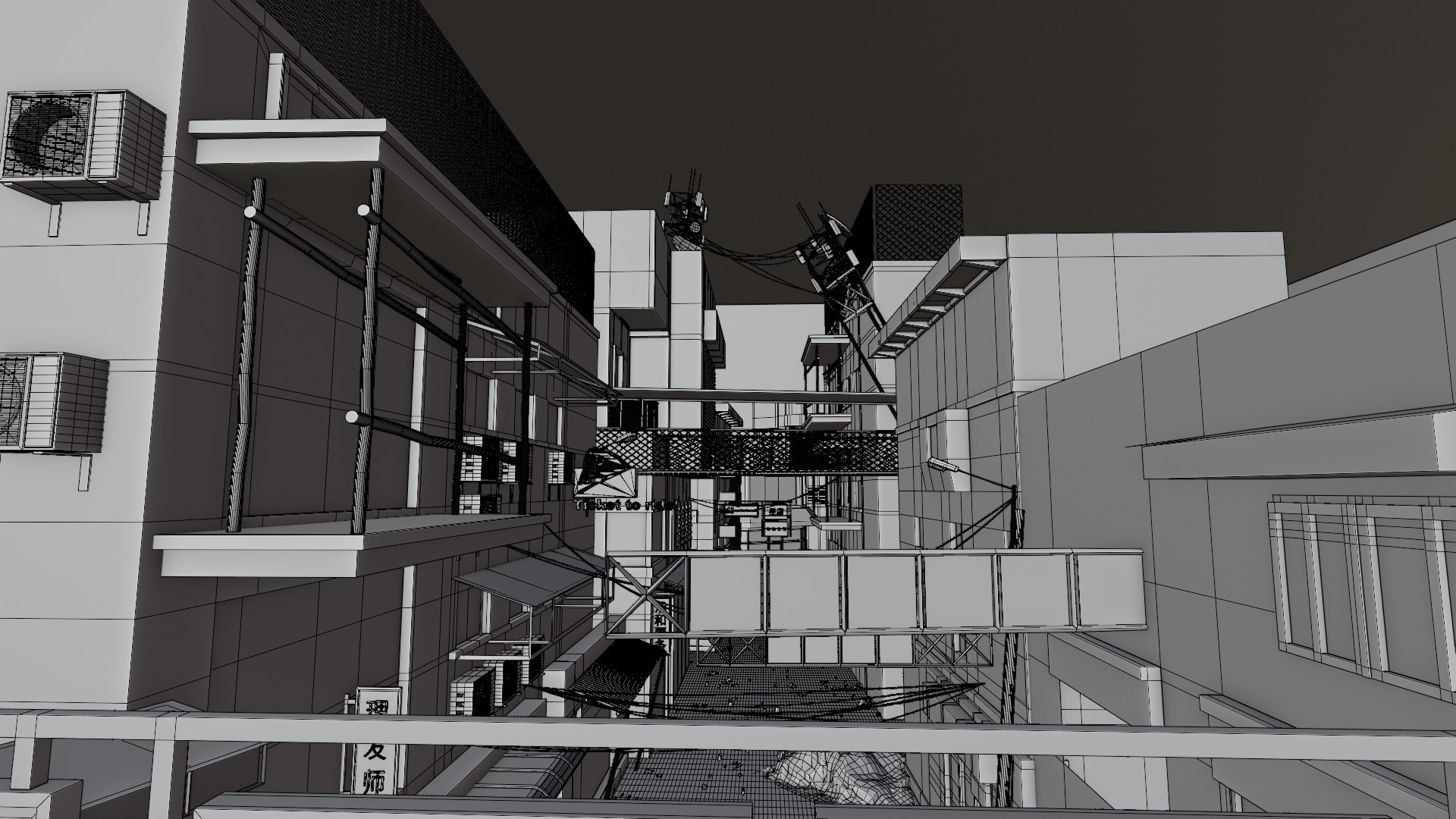 Abandoned town 3D model_15