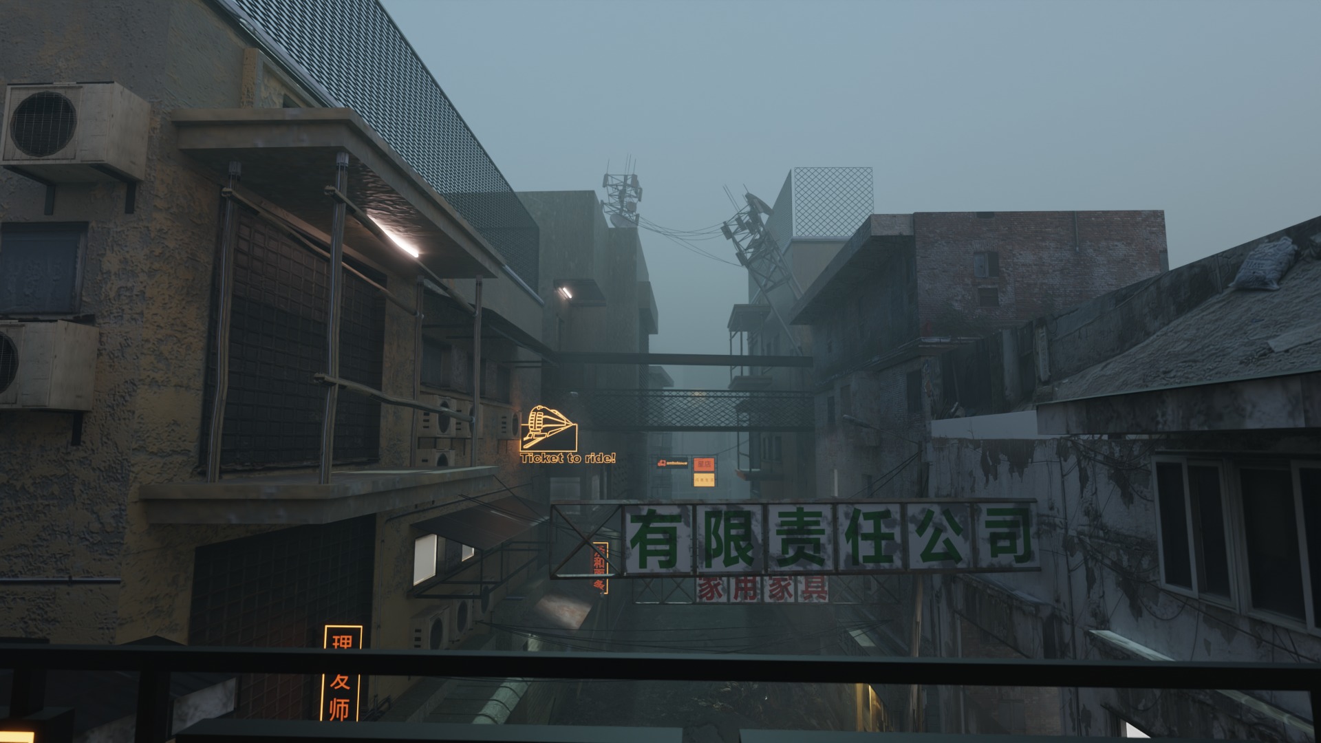 Abandoned town 3D model_3