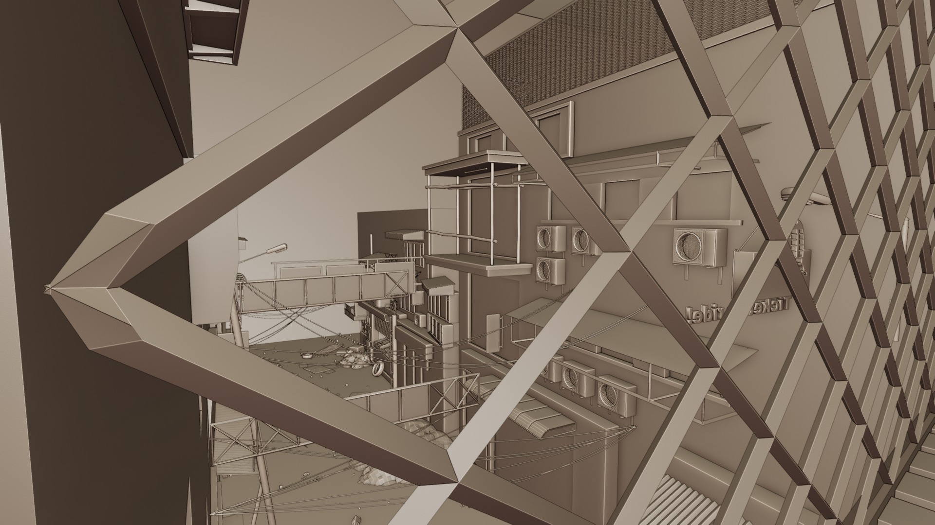 Abandoned town 3D model_28