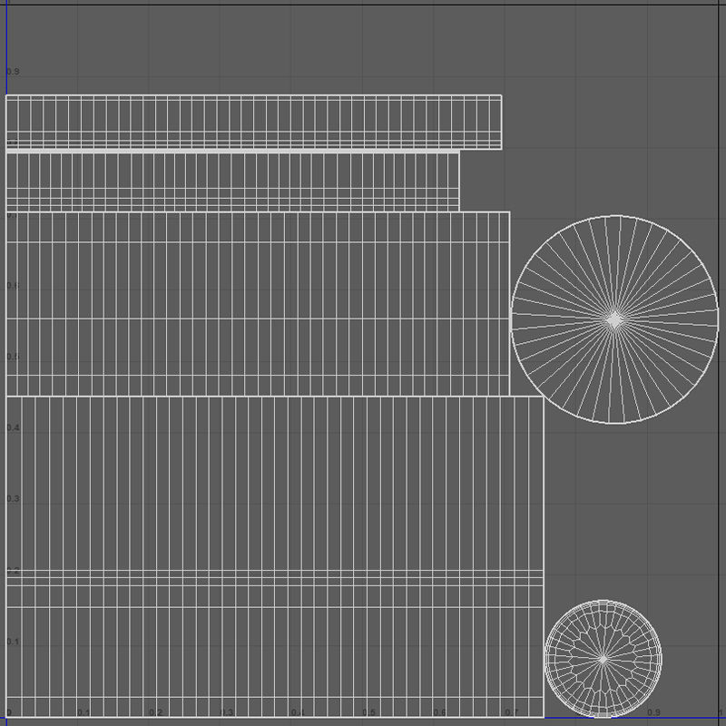 Medieval Mug V01 Low-poly 3D model_11