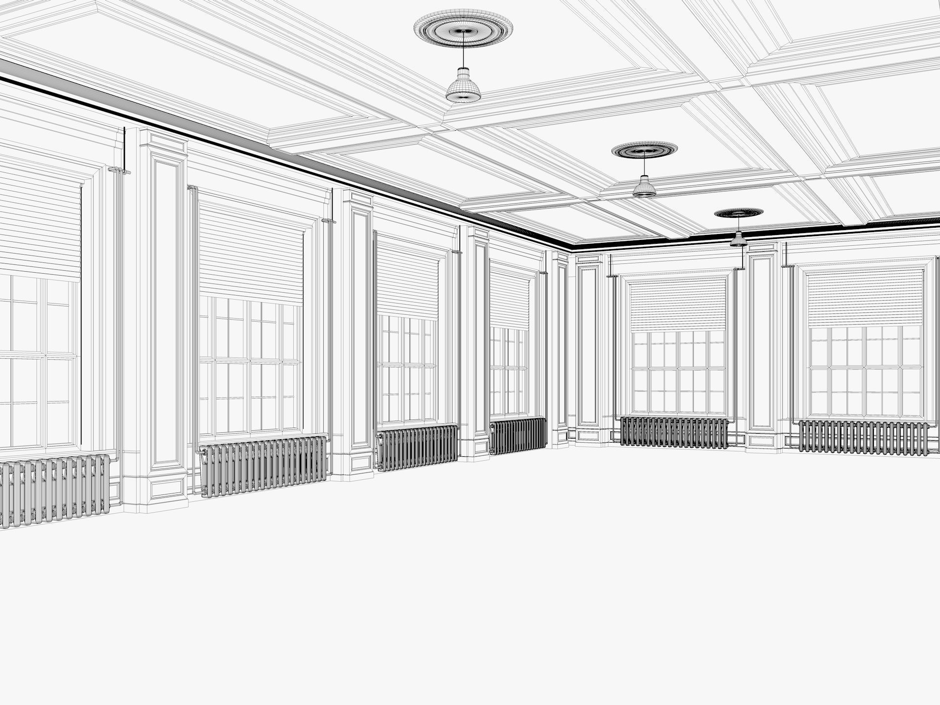 Loft interior 8 3D model_8