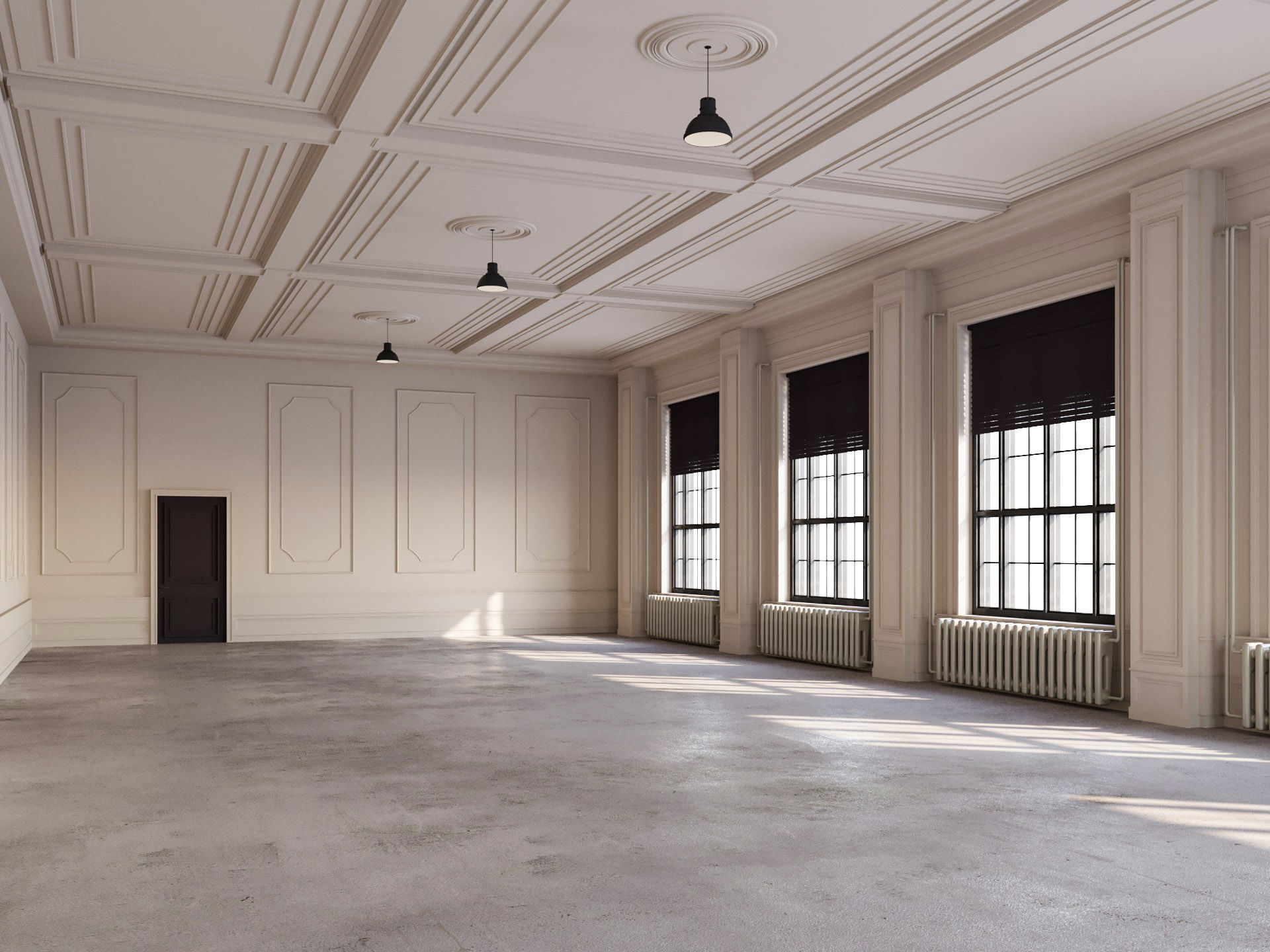 Loft interior 8 3D model_4