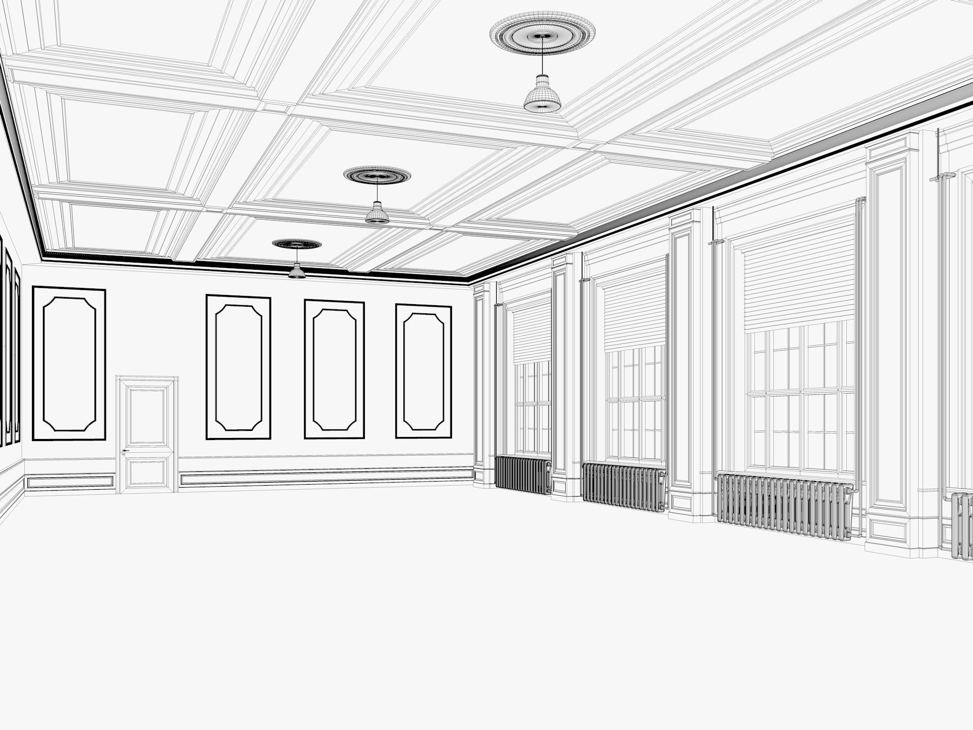 Loft interior 8 3D model_10