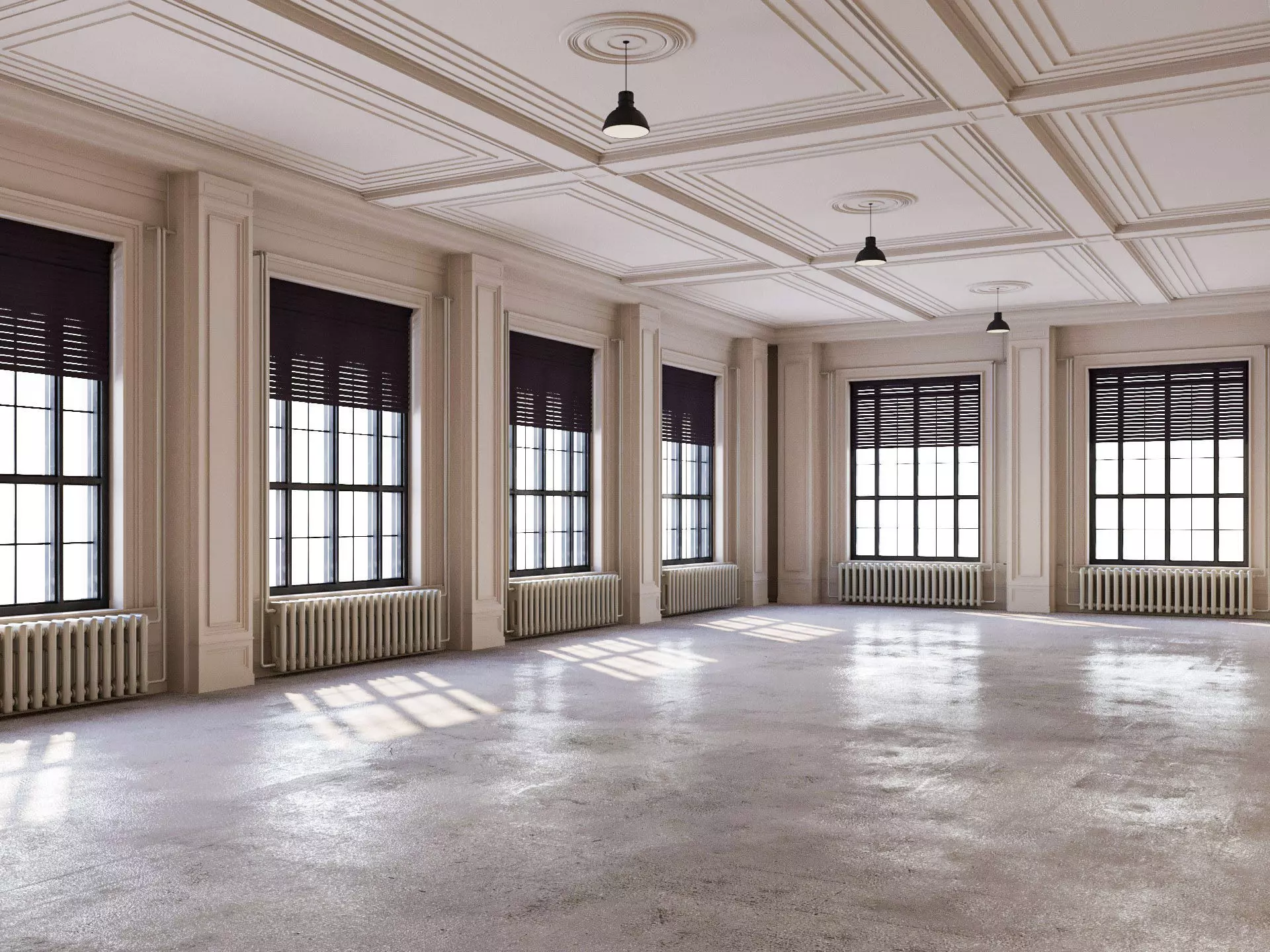 Loft interior 8 3D model_0