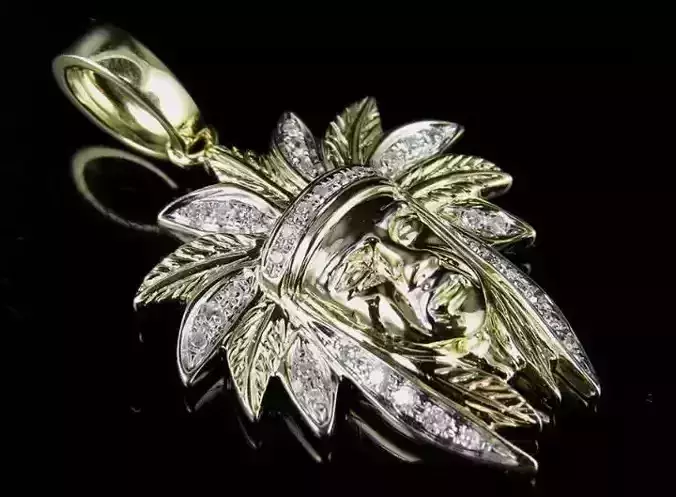 African Heritage The Mens Diamond Locket