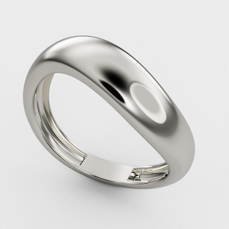 Wave ring 3D print model_19