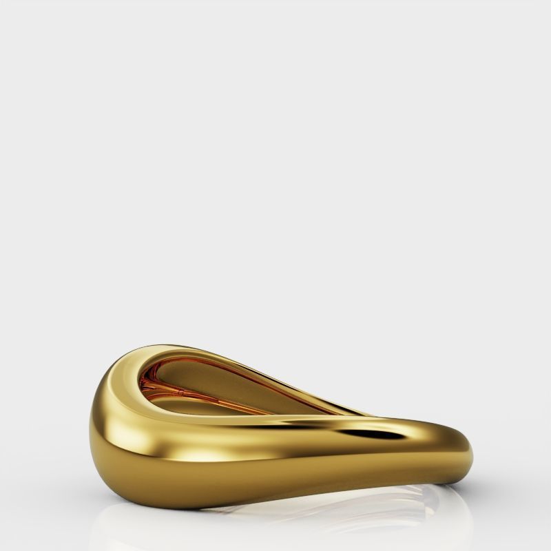 Wave ring 3D print model_4