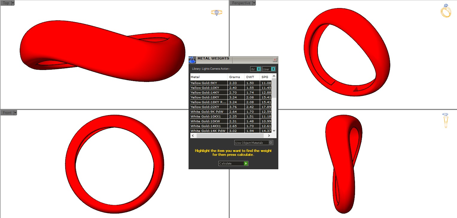 Wave ring 3D print model_12