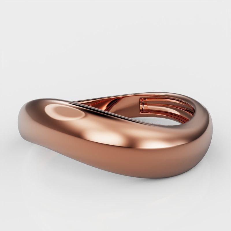 Wave ring 3D print model_28
