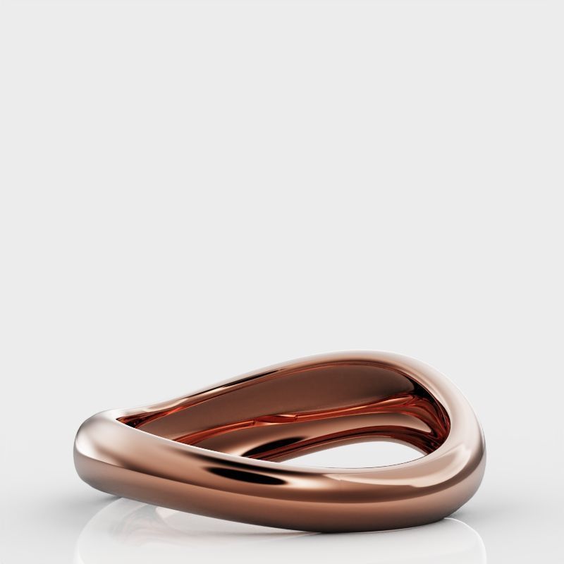 Wave ring 3D print model_31