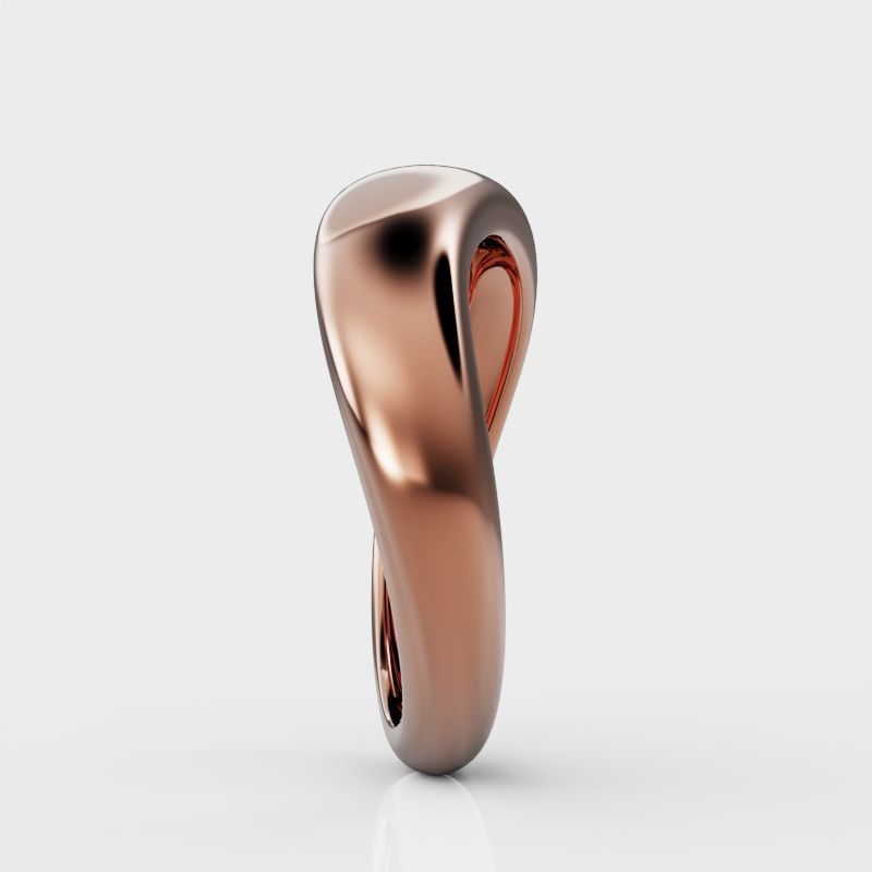 Wave ring 3D print model_14