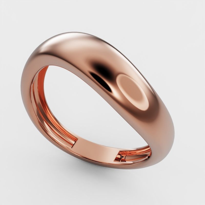Wave ring 3D print model_16