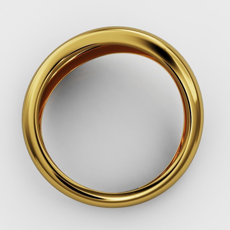Wave ring 3D print model_7