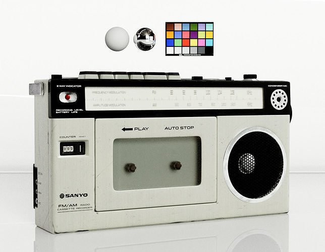Radio Sanyo M1700F 3D model