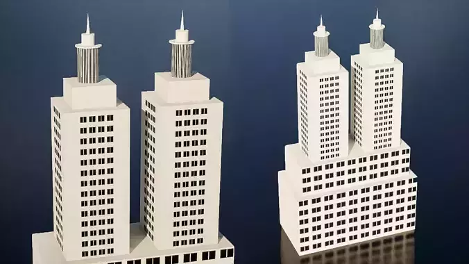 Commercial Backdrop Buildings