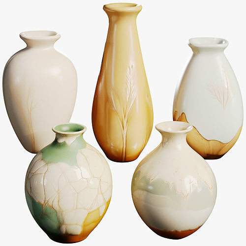 OrganicVase Low-poly 3D model