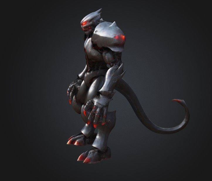Monster robot 3D model_1