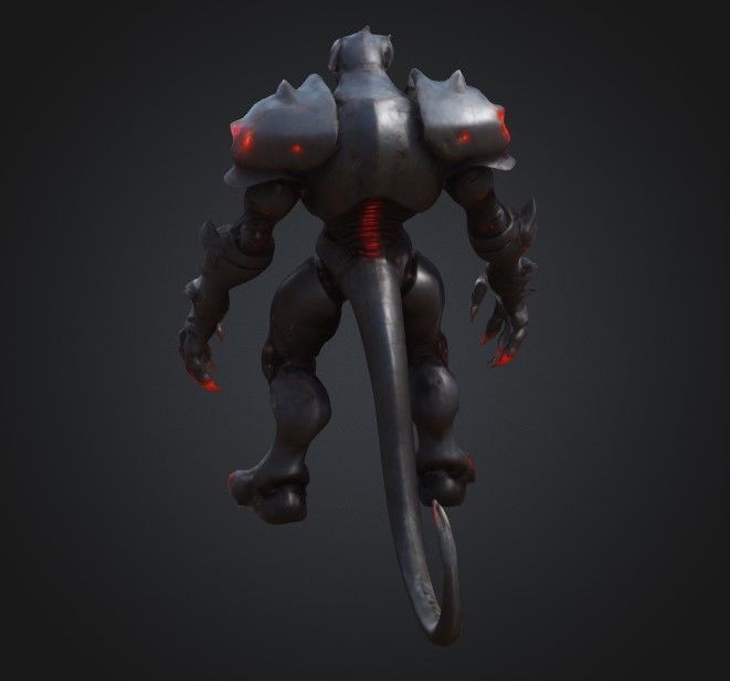 Monster robot 3D model_2