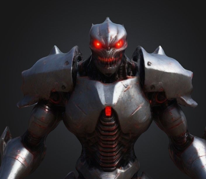 Monster robot 3D model_3