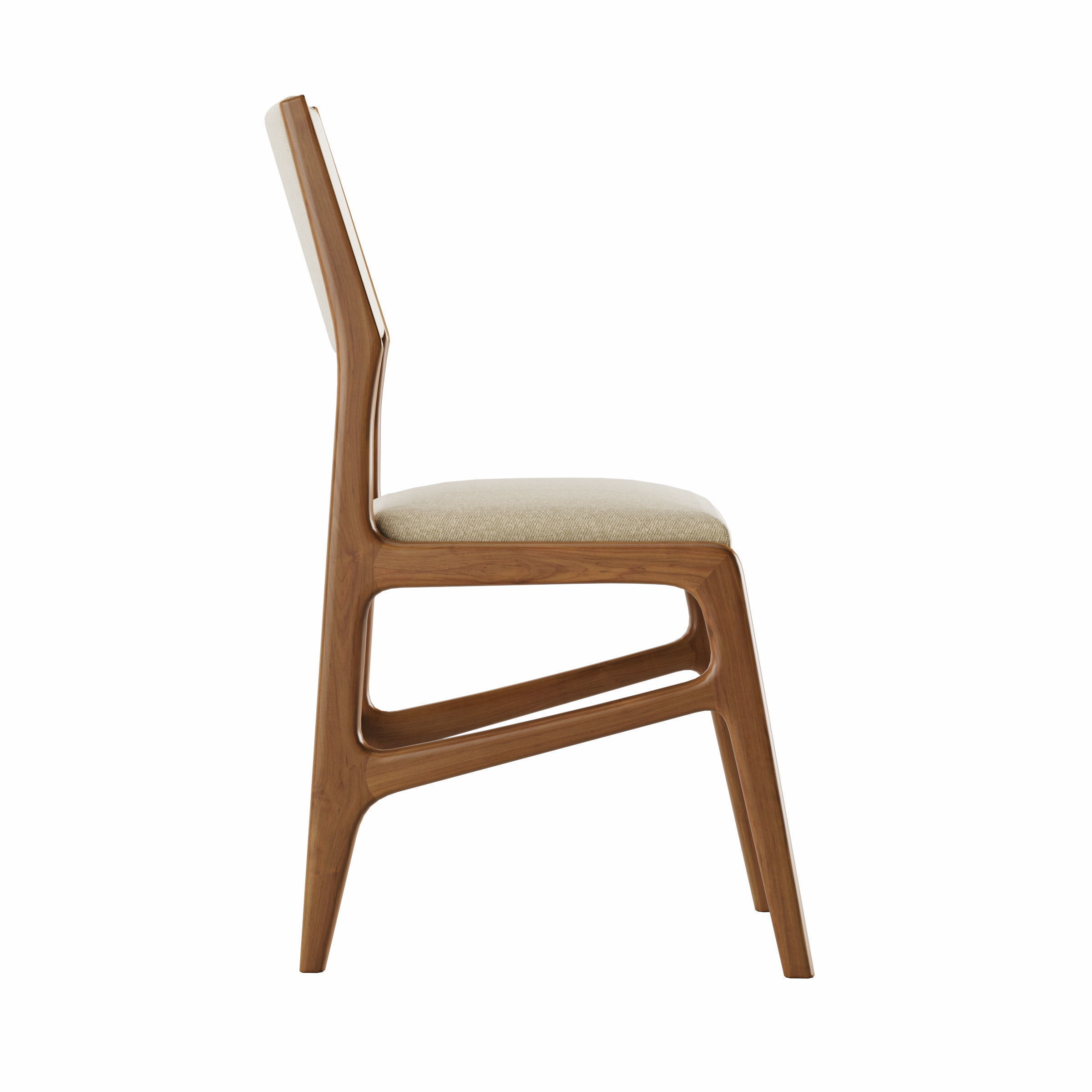 Gio Ponti Chair model no687 3D model_3
