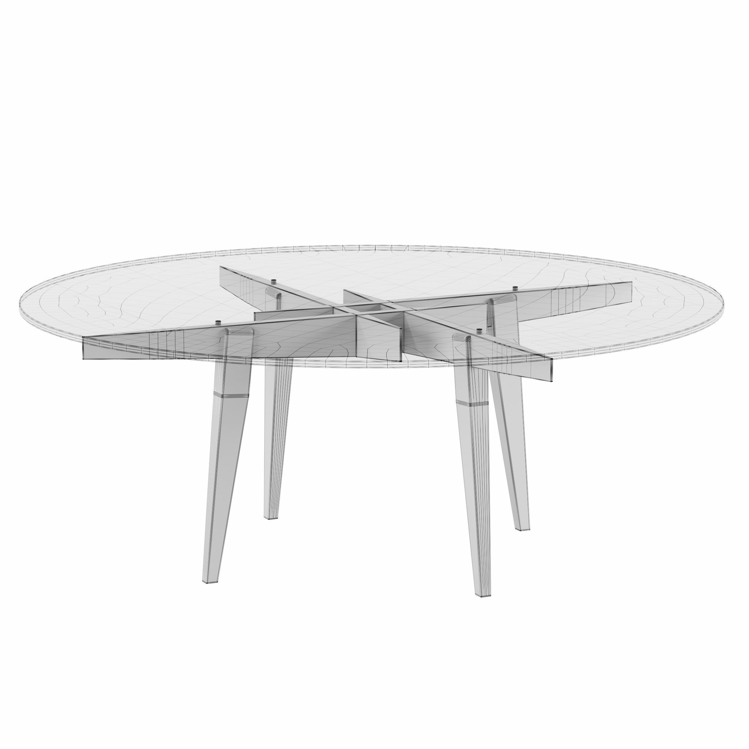 Gio Ponti Coffee Table 3D model_3