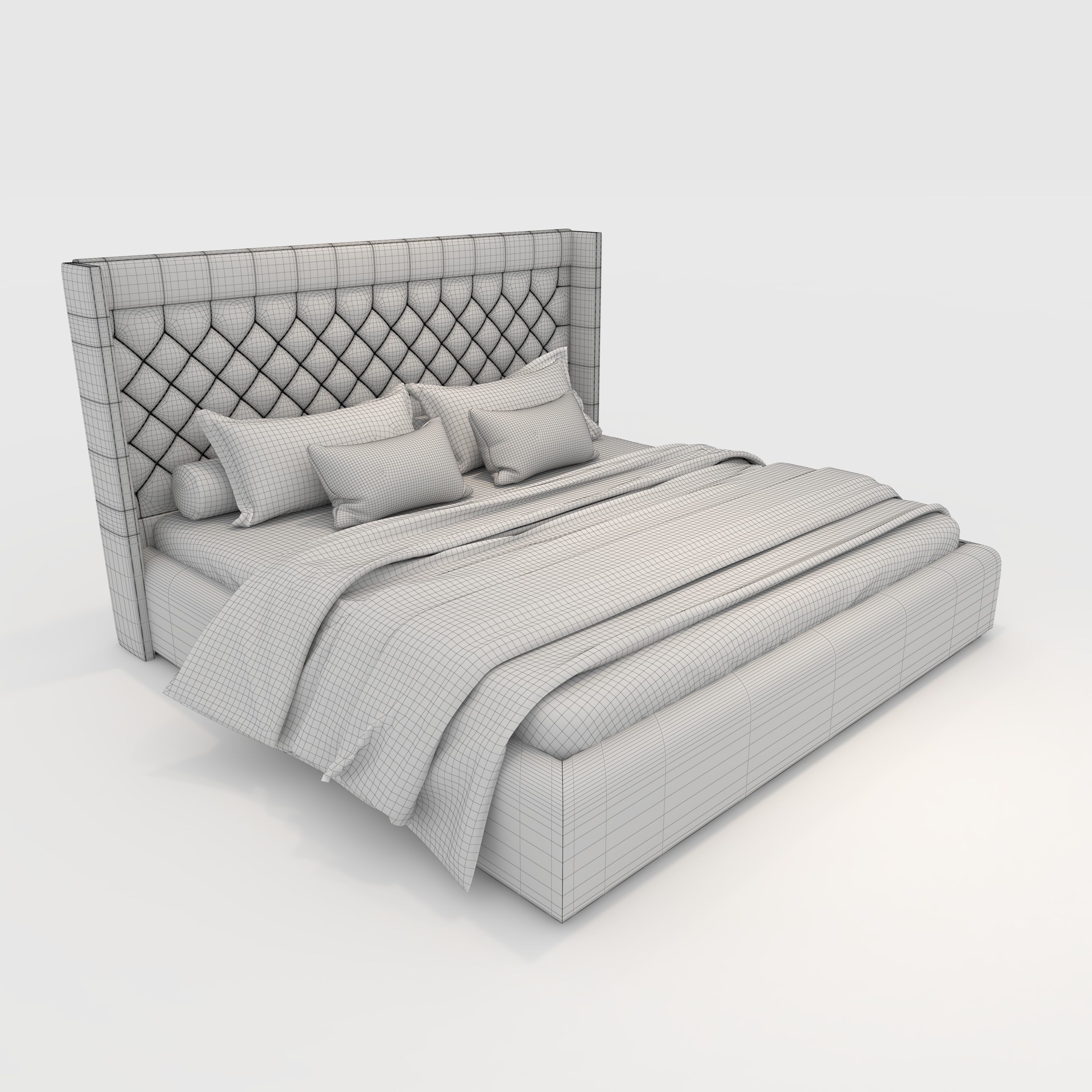 Bed 10 3D model_7
