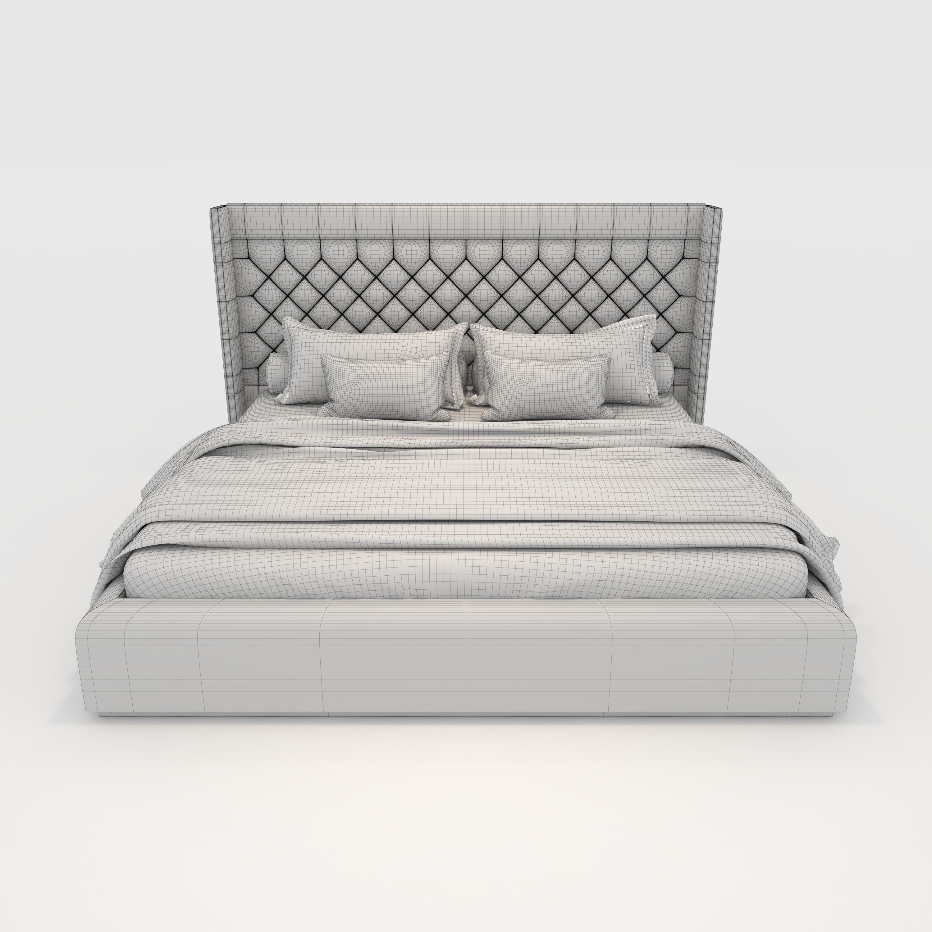 Bed 10 3D model_9