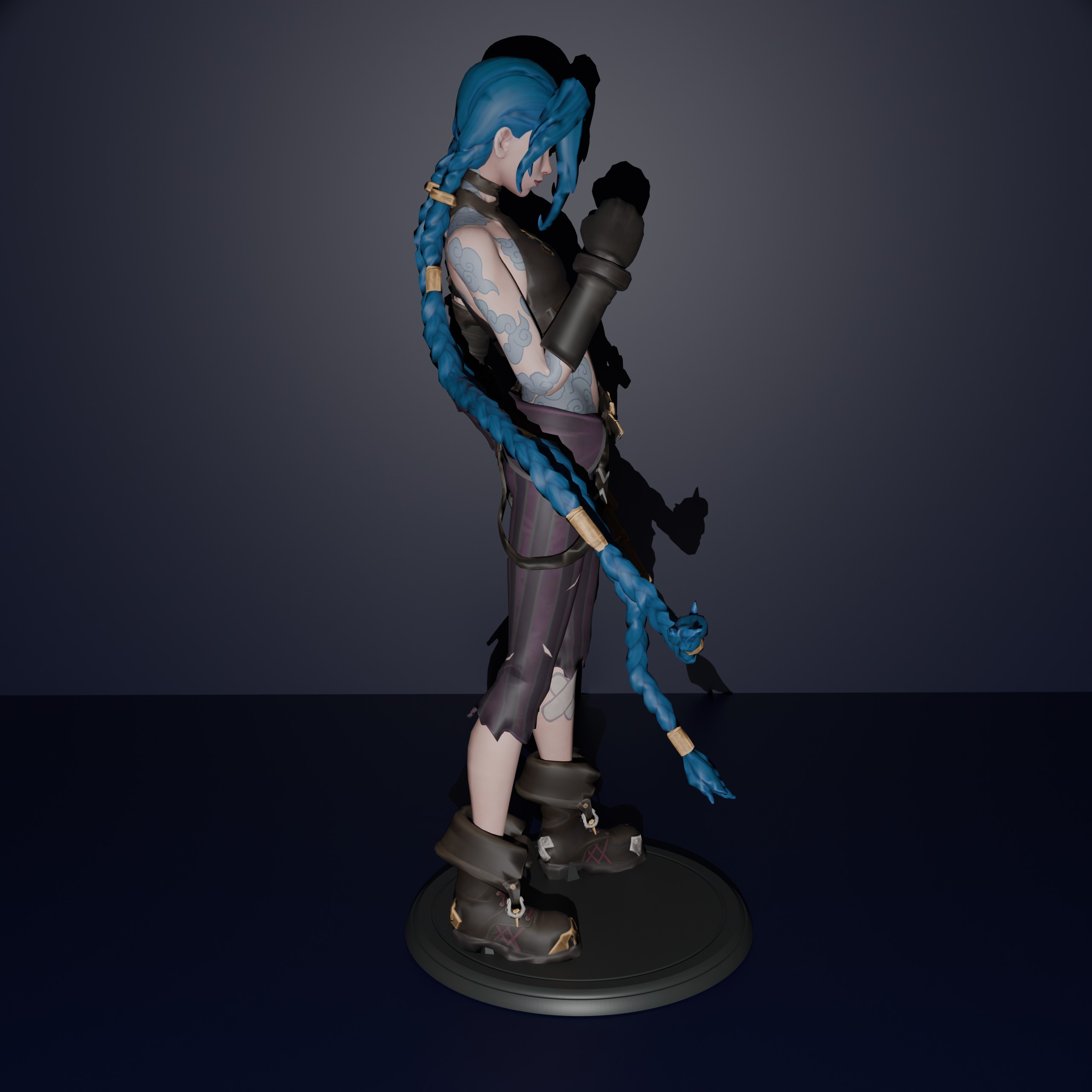 Jinx Arcane 3D print model_8