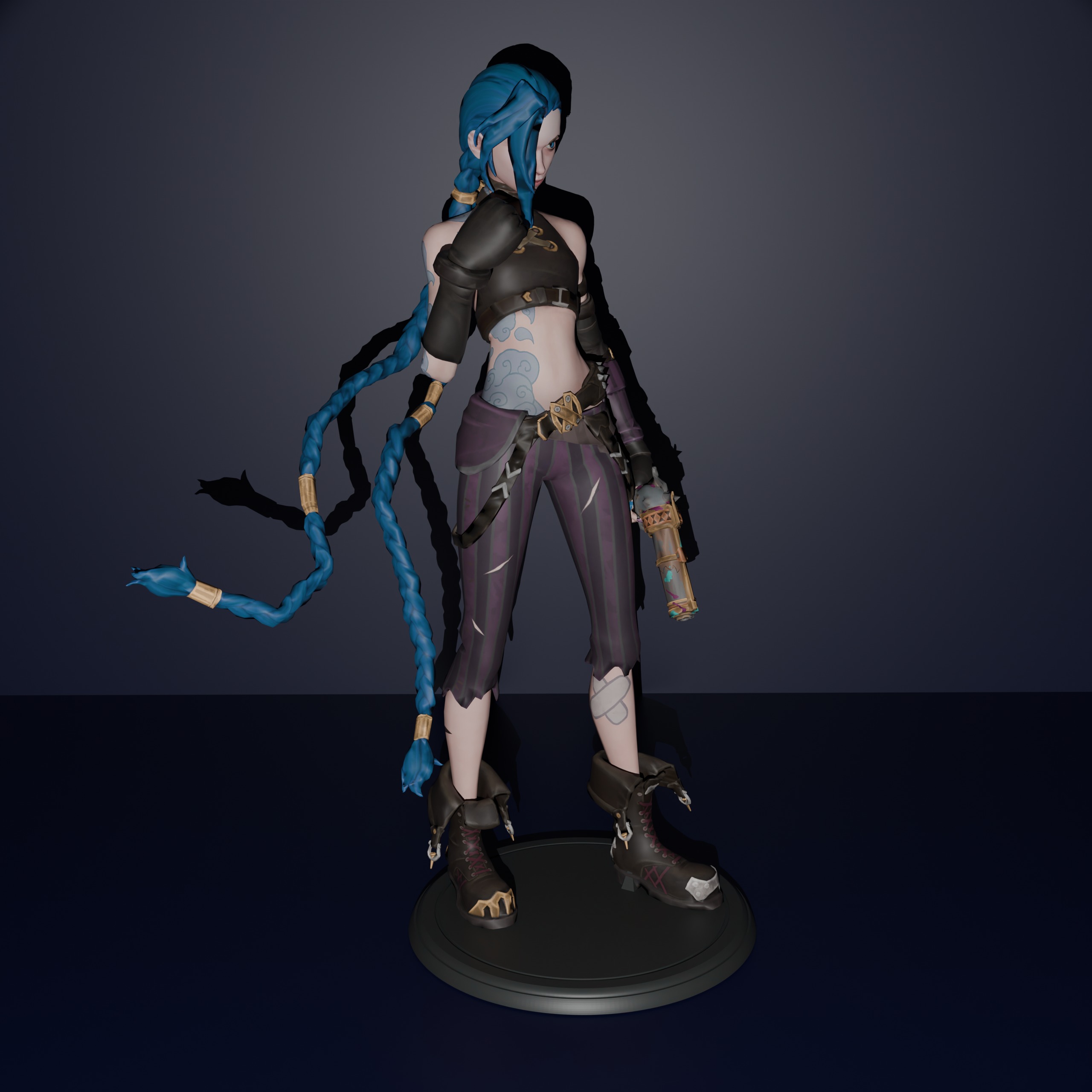Jinx Arcane 3D print model_10