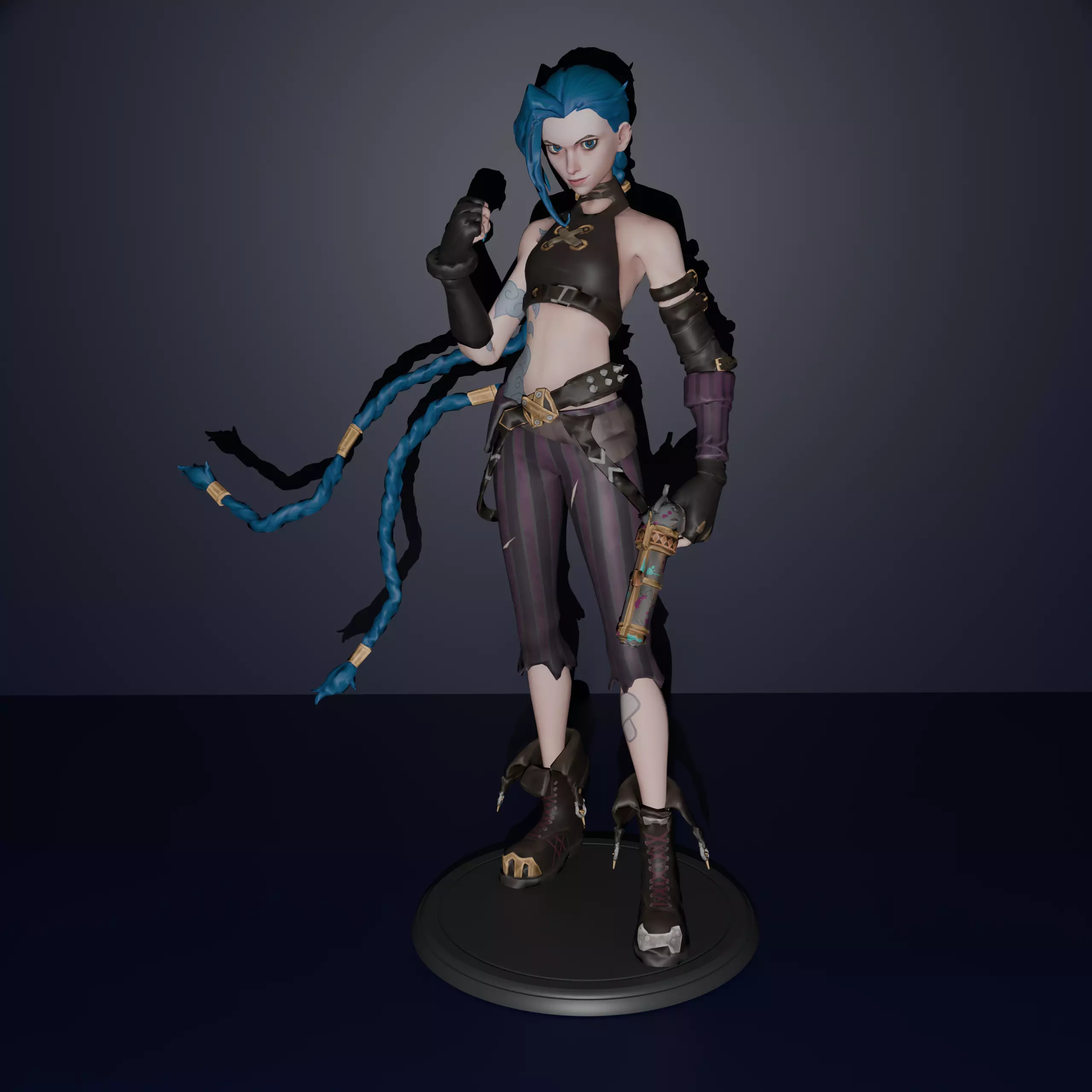 Jinx Arcane 3D print model_0