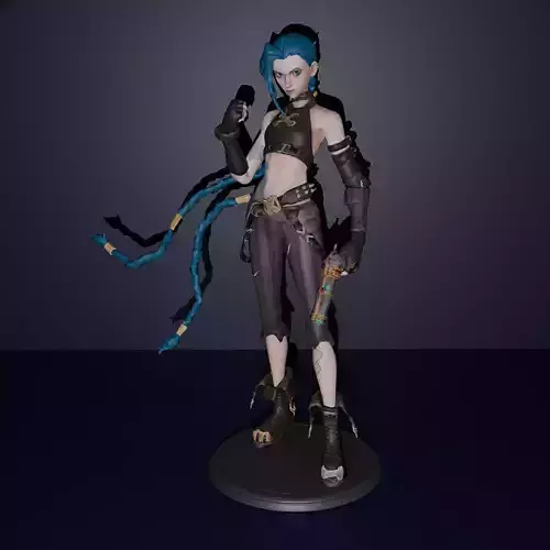 Jinx Arcane 3D print model