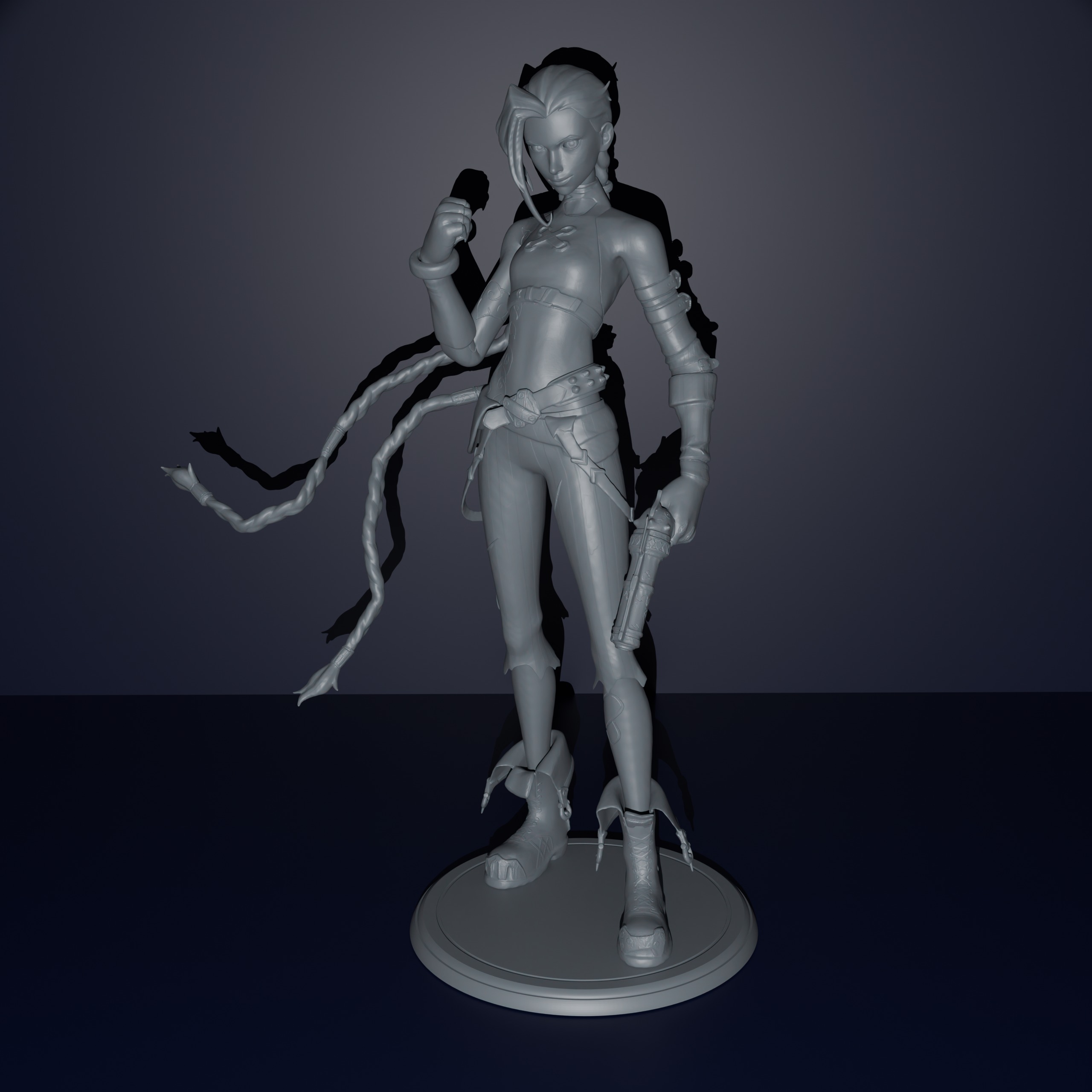 Jinx Arcane 3D print model_1