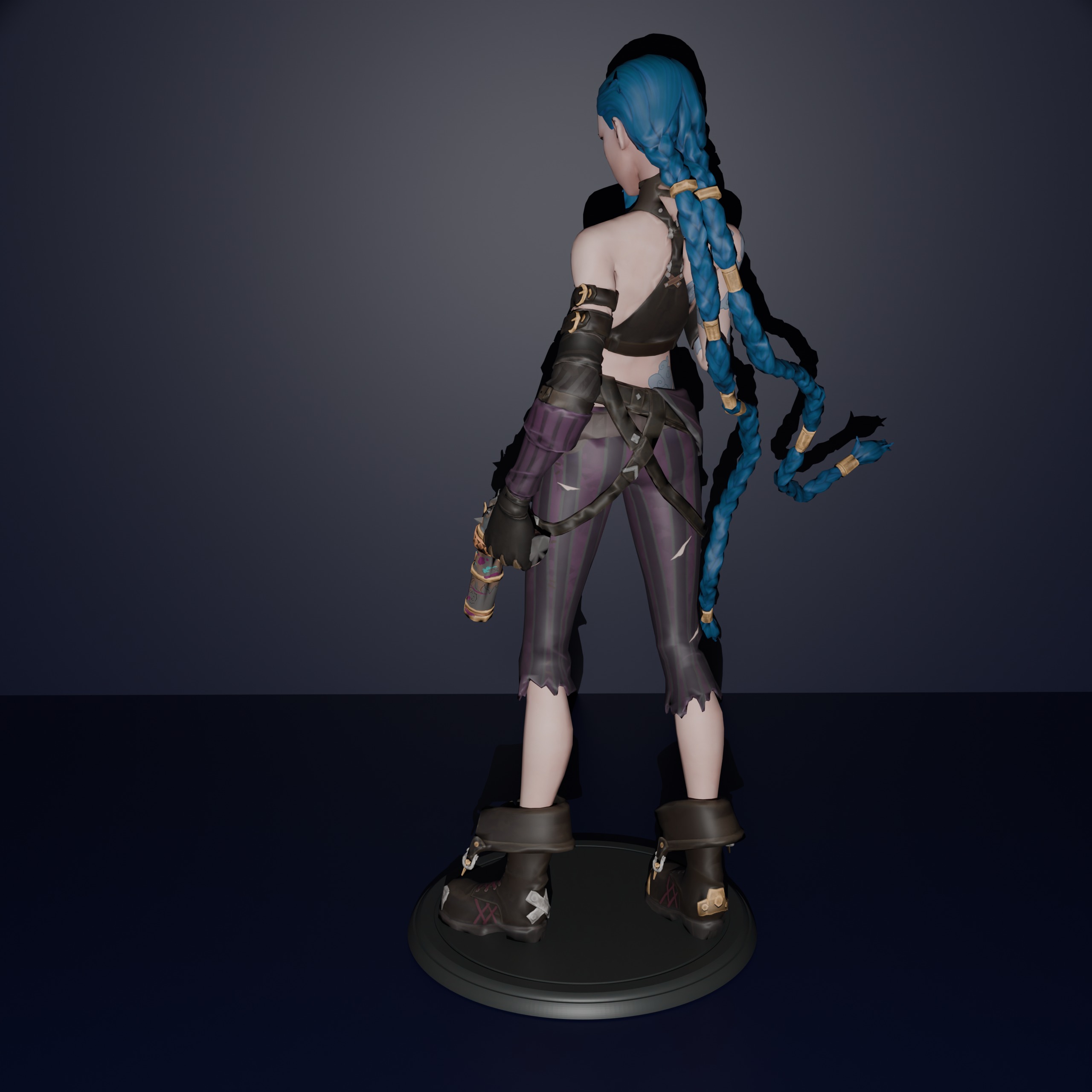Jinx Arcane 3D print model_4