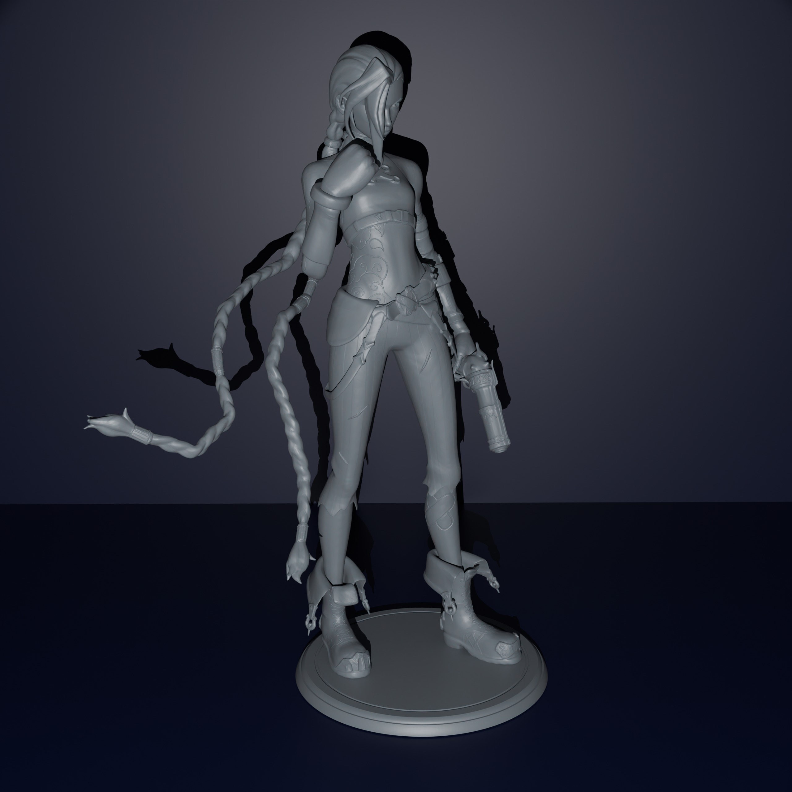 Jinx Arcane 3D print model_11