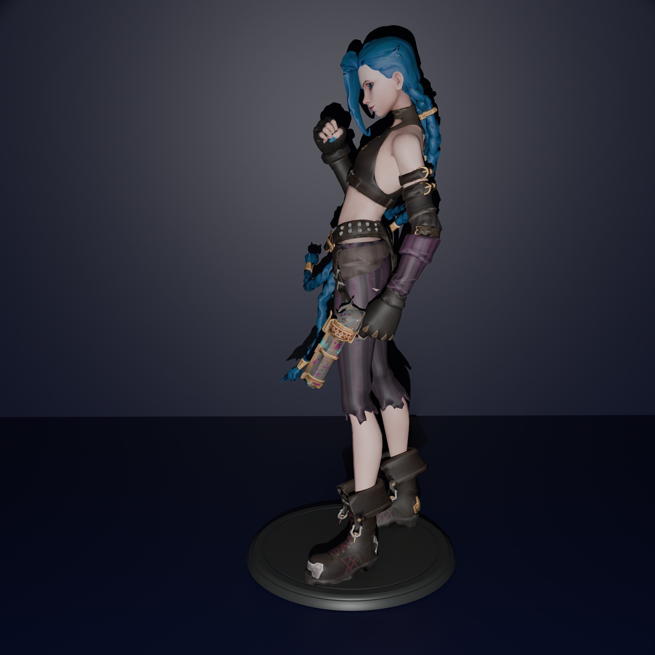 Jinx Arcane 3D print model_2