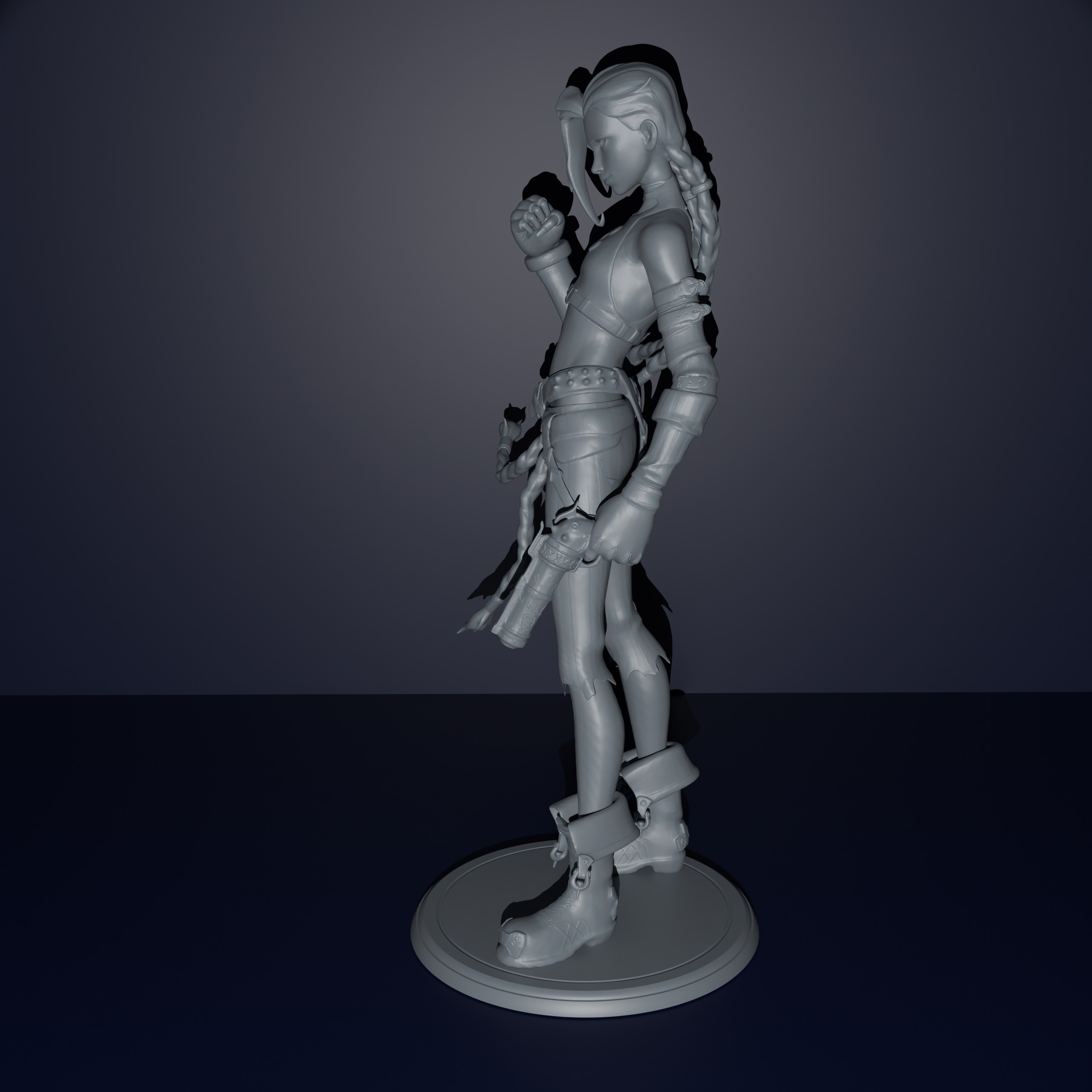 Jinx Arcane 3D print model_3