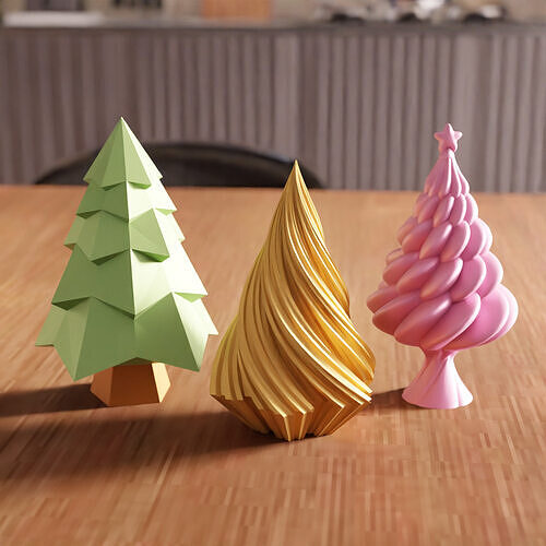 Christmas Tree Pack - 208 3D print model