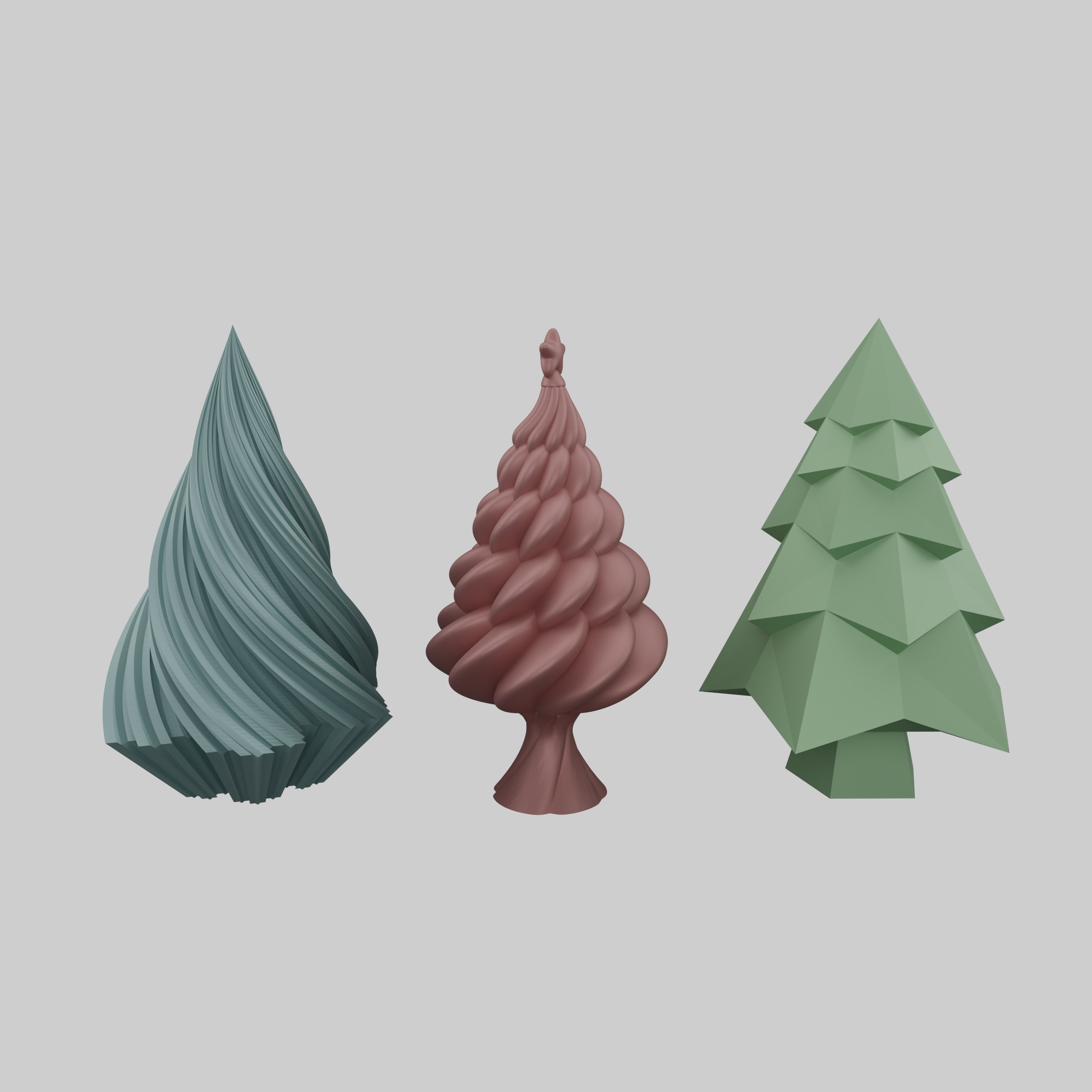 Christmas Tree Pack - 208 3D print model_13