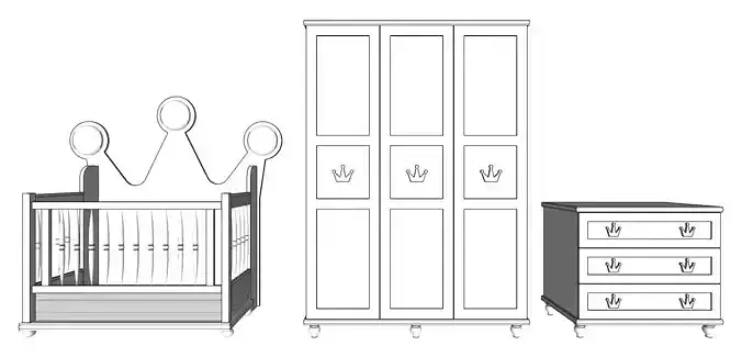 special crown children room set