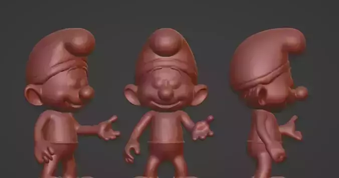 Cartoon Character with Hat - 3D STL File for Printing