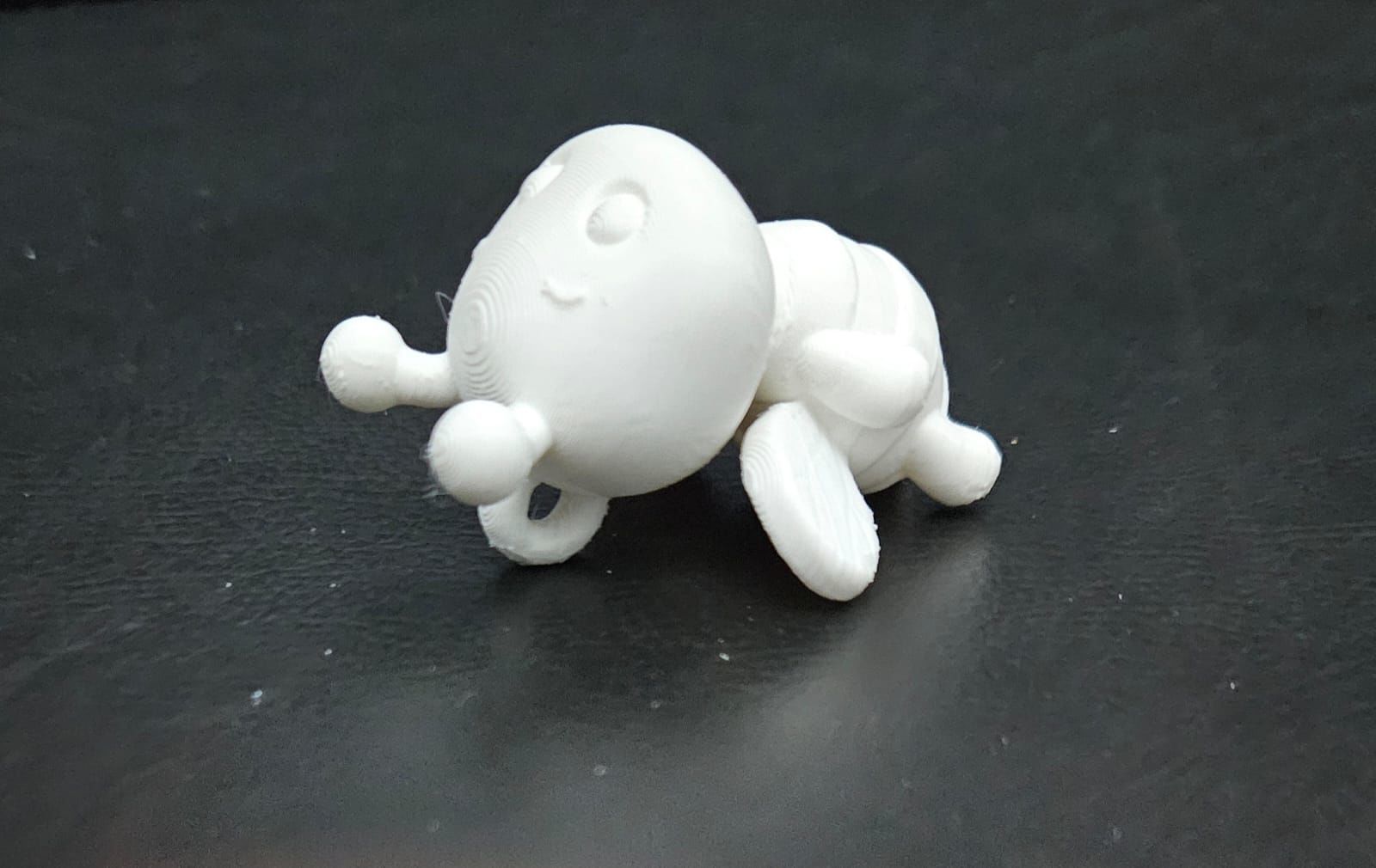 Flying Bee Keychain 3D print model_8