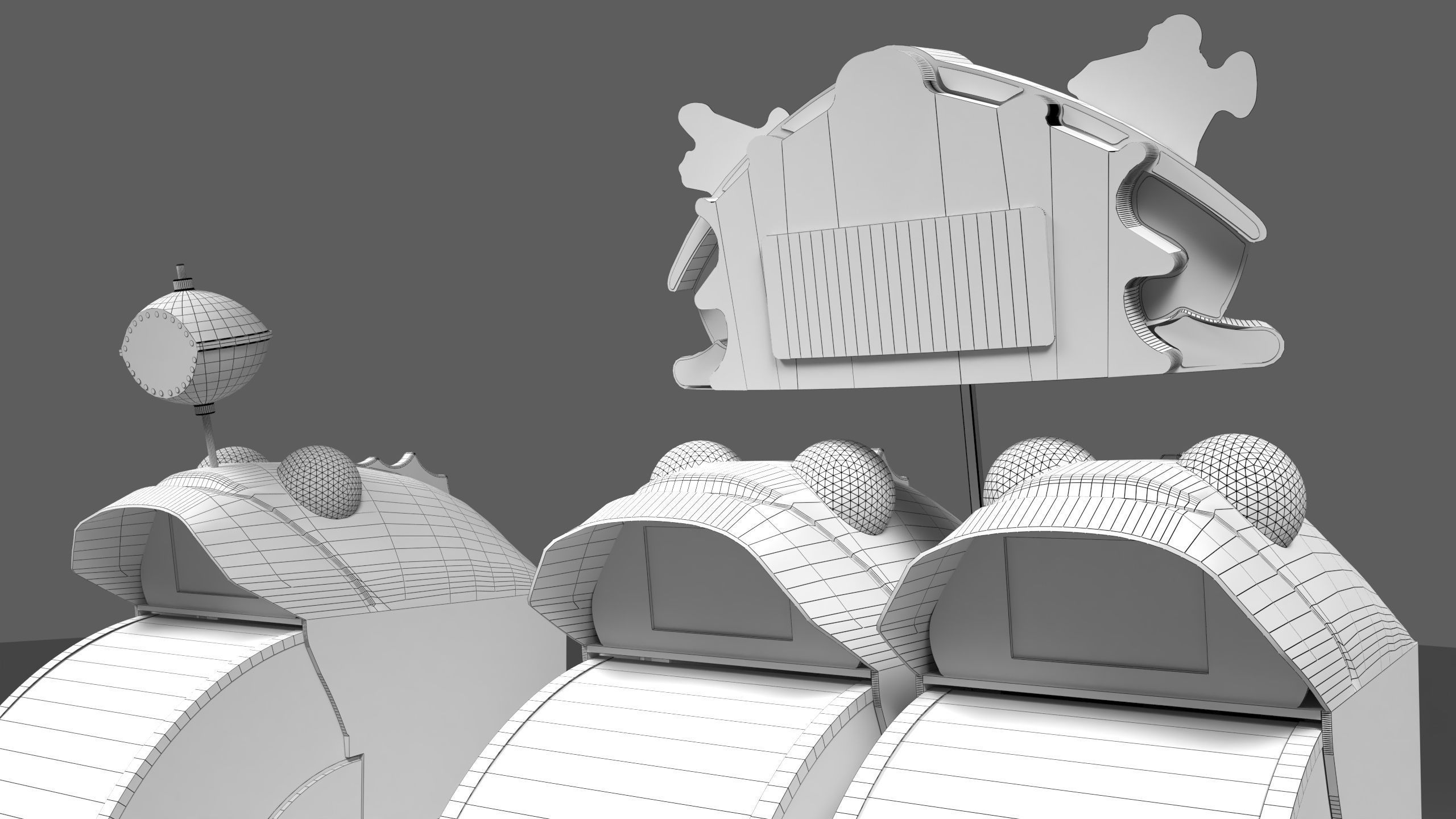 Bay Tek Big Bass Wheel Redemption Arcade Game 3D model_7