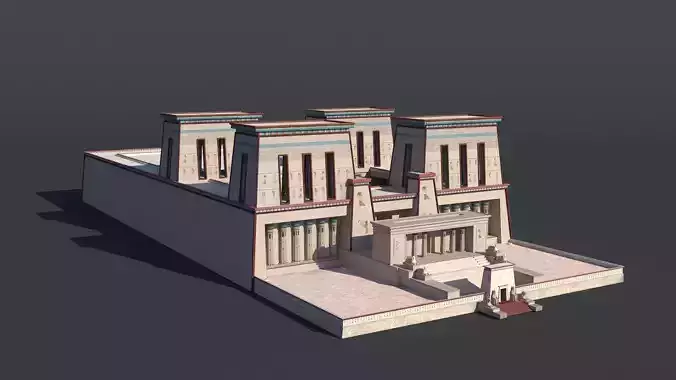 PHOTOREALISTIC PALACE OF PI-RAMESSES