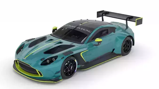 Aston martin Vantage GT3 EVO 2024 3D model