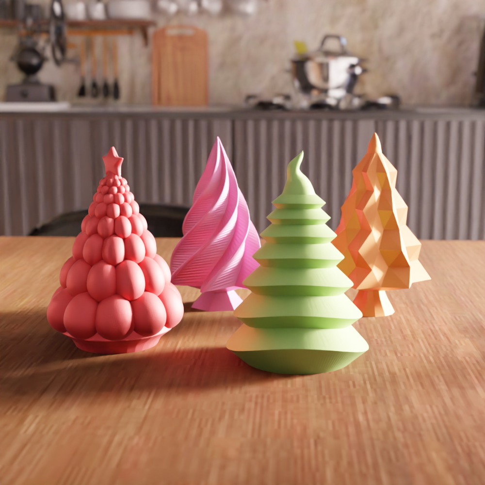 Christmas Tree Pack - 221 3D print model_1
