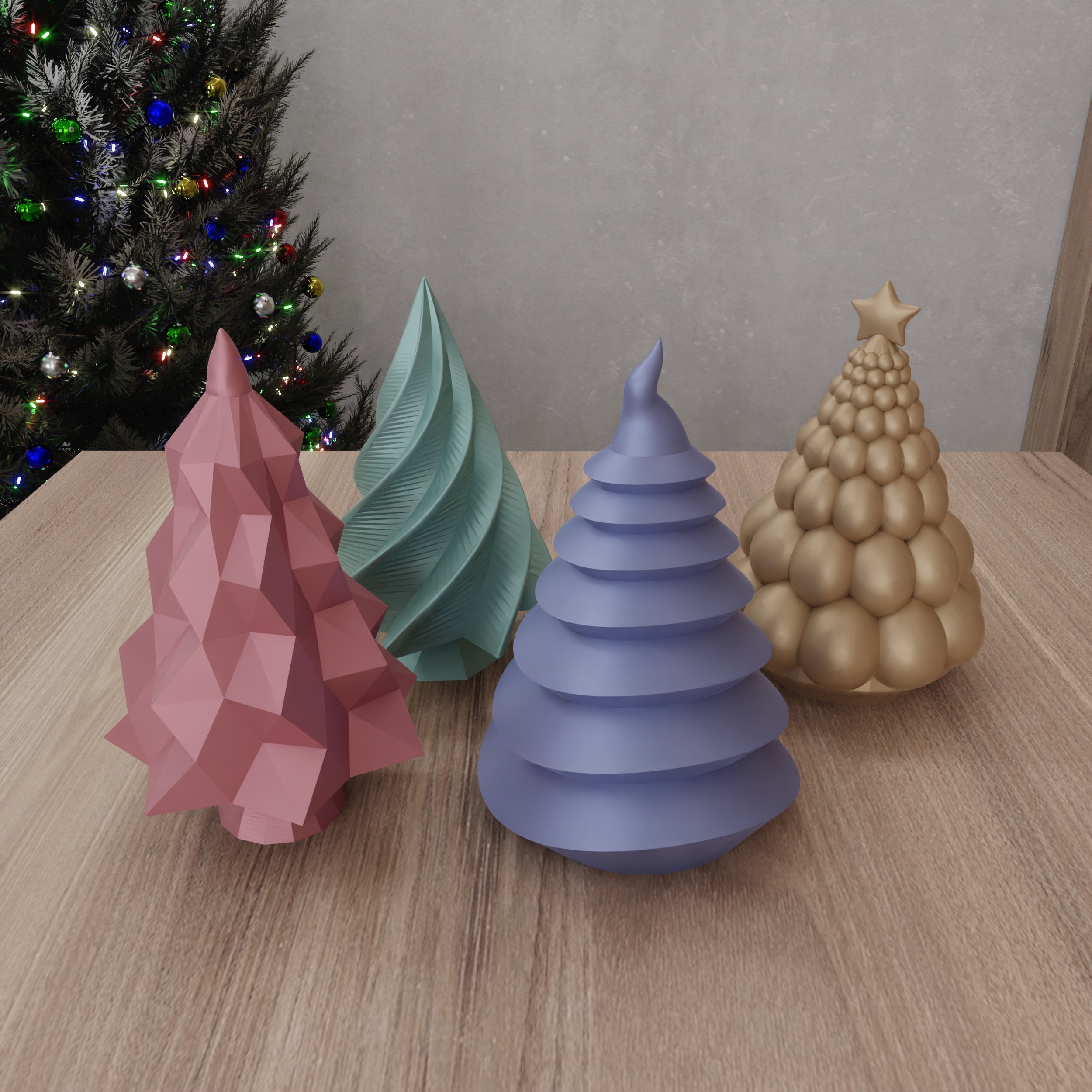 Christmas Tree Pack - 221 3D print model_9