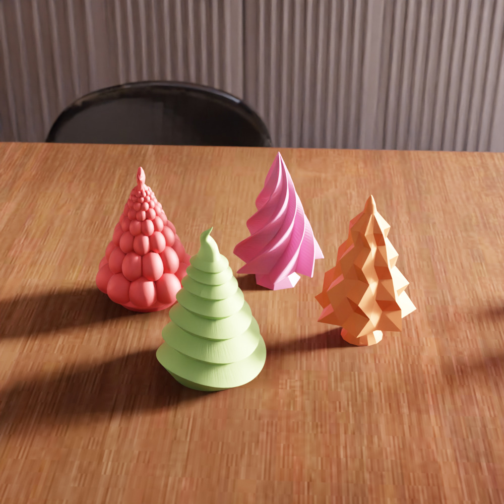 Christmas Tree Pack - 221 3D print model_3