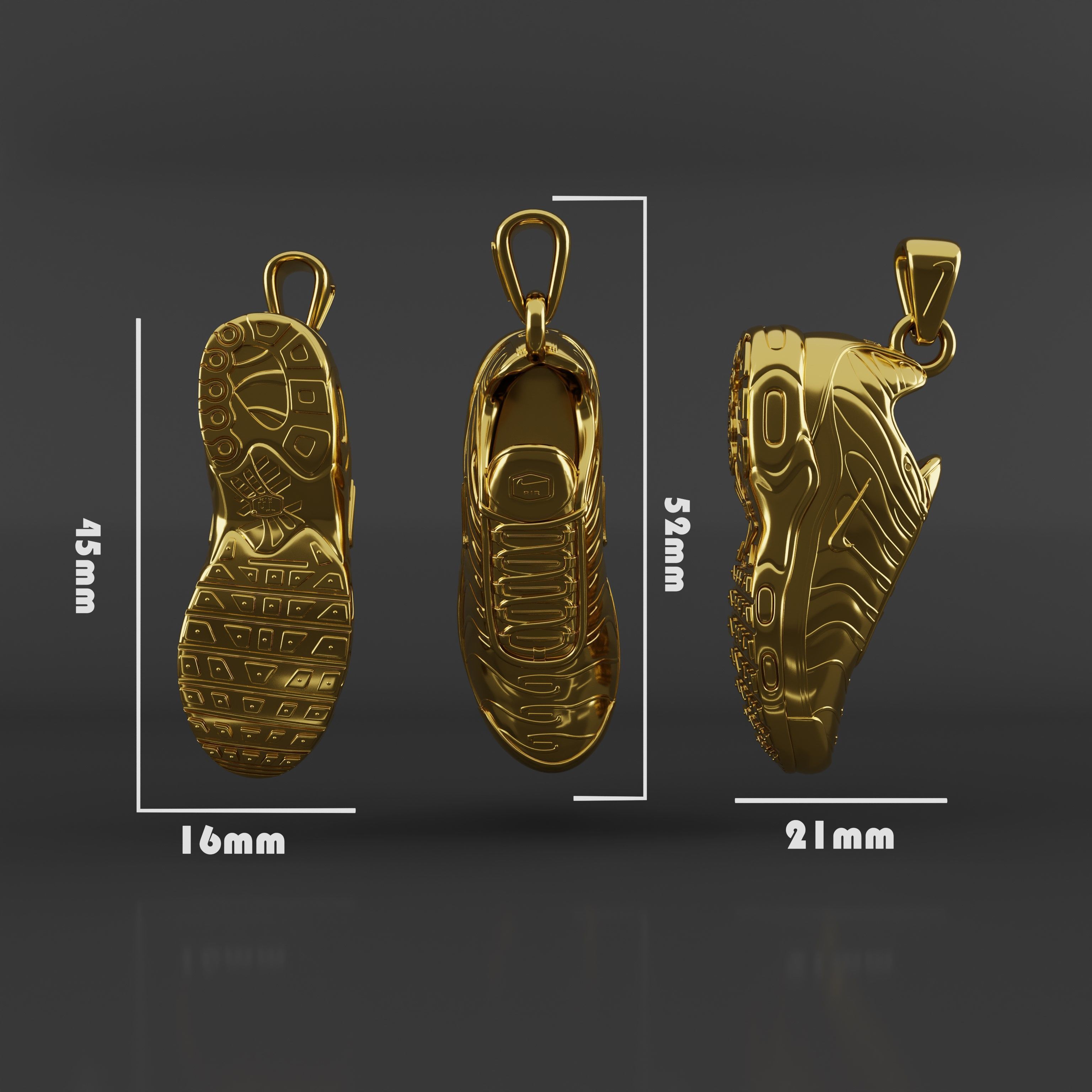 Sneaker Pendant - Air Max Plus TN Plus 3D print model_2